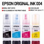 Оригинальные чернила Epson 004 CMYK комплект для принтеров EcoTank