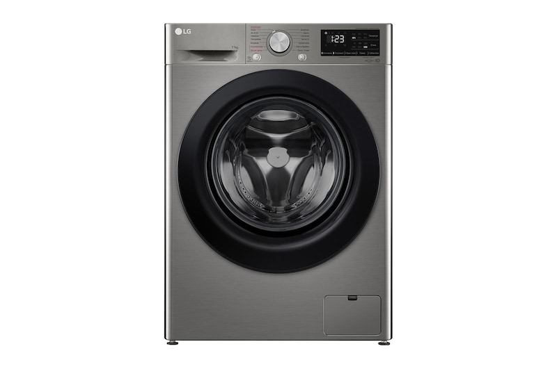 Стиральная машина LG F4V3ES6S (11 кг) AI DD Steam Silver