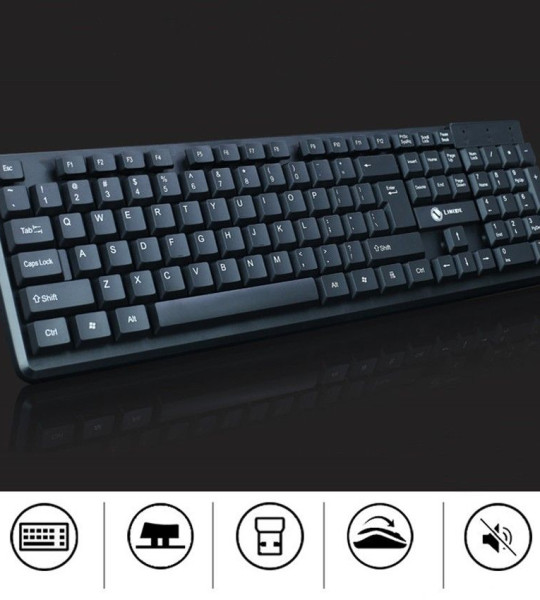 Проводная офисная клавиатура Limeide K13 Black