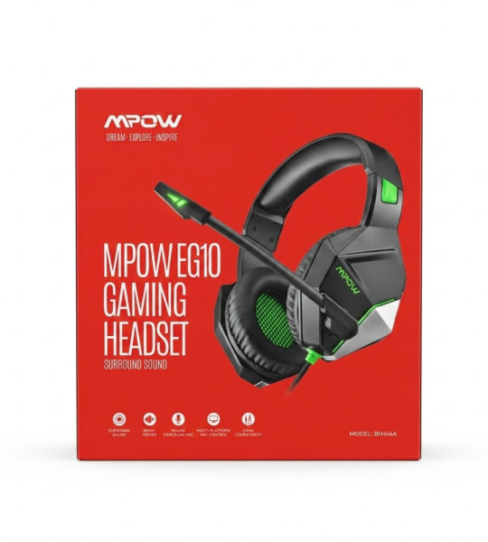 Игровая гарнитура Mpow EG10 (BH414A) Black-Blue