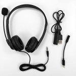 Проводная гарнитура Steren с микрофоном USB