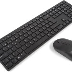 Беспроводной комплект клавиатура и мышь Dell Pro KM5221W Black