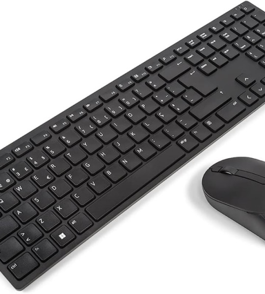 Беспроводной комплект клавиатура и мышь Dell Pro KM5221W Black