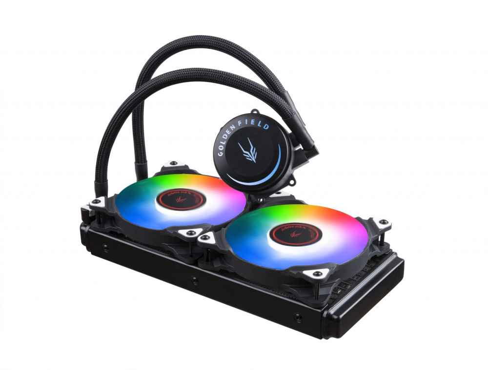Система жидкостного охлаждения процессора Golden Field Silver Fox2 240G (RGB)