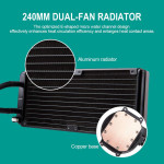 Система жидкостного охлаждения процессора Golden Field Silver Fox2 240G (RGB)