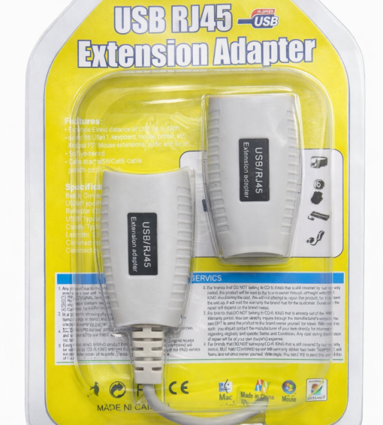 USB RJ45 удлинитель адаптер (USB Extension Adapter) через витую пару