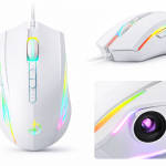 Игровая проводная мышь RGB (White Gaming Mouse)