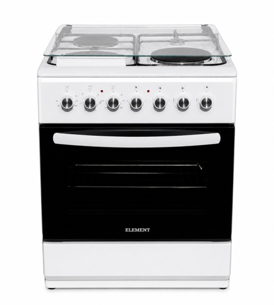 Кухонная плита Element 6226X Inox (60x60) комбинированная