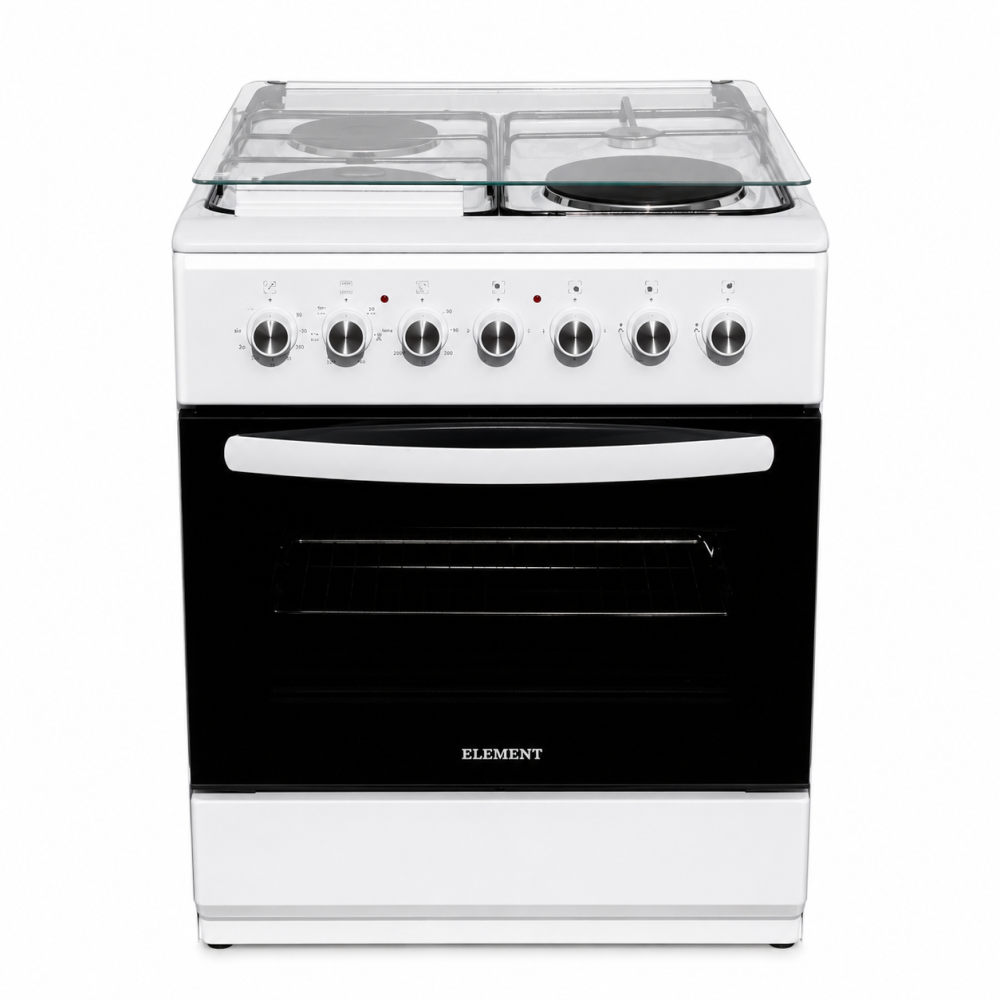 Кухонная плита Element 6226X Inox (60x60) комбинированная