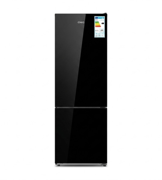 Холодильник CHiQ 340NFBG Black Glass (No Frost)