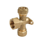 Пресс-фитинг Giacomini RM139K 16x2 с диэлектрической