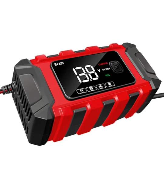 Е-Фаст Tk360 Интеллектуальный Чип Контроль 12V 6A Зарядное Устройство для Автомобильного Аккумулятора