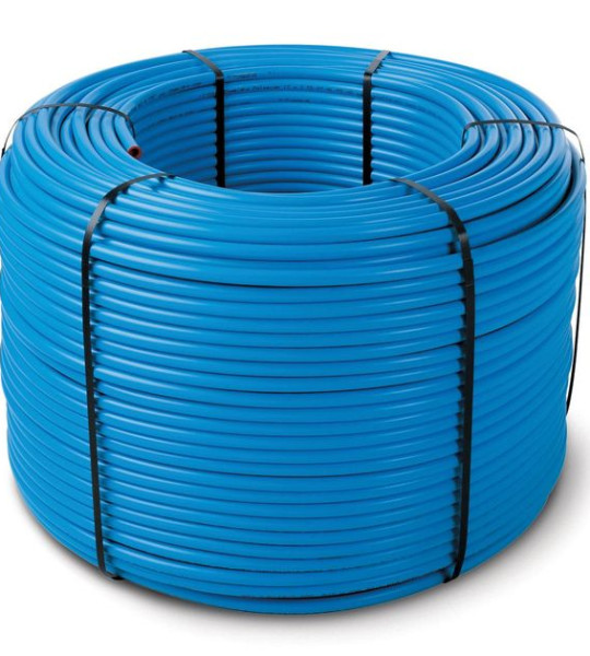 Труба Giacomini GIACOFLEX R993 (16x2) в синем гофрокожухе