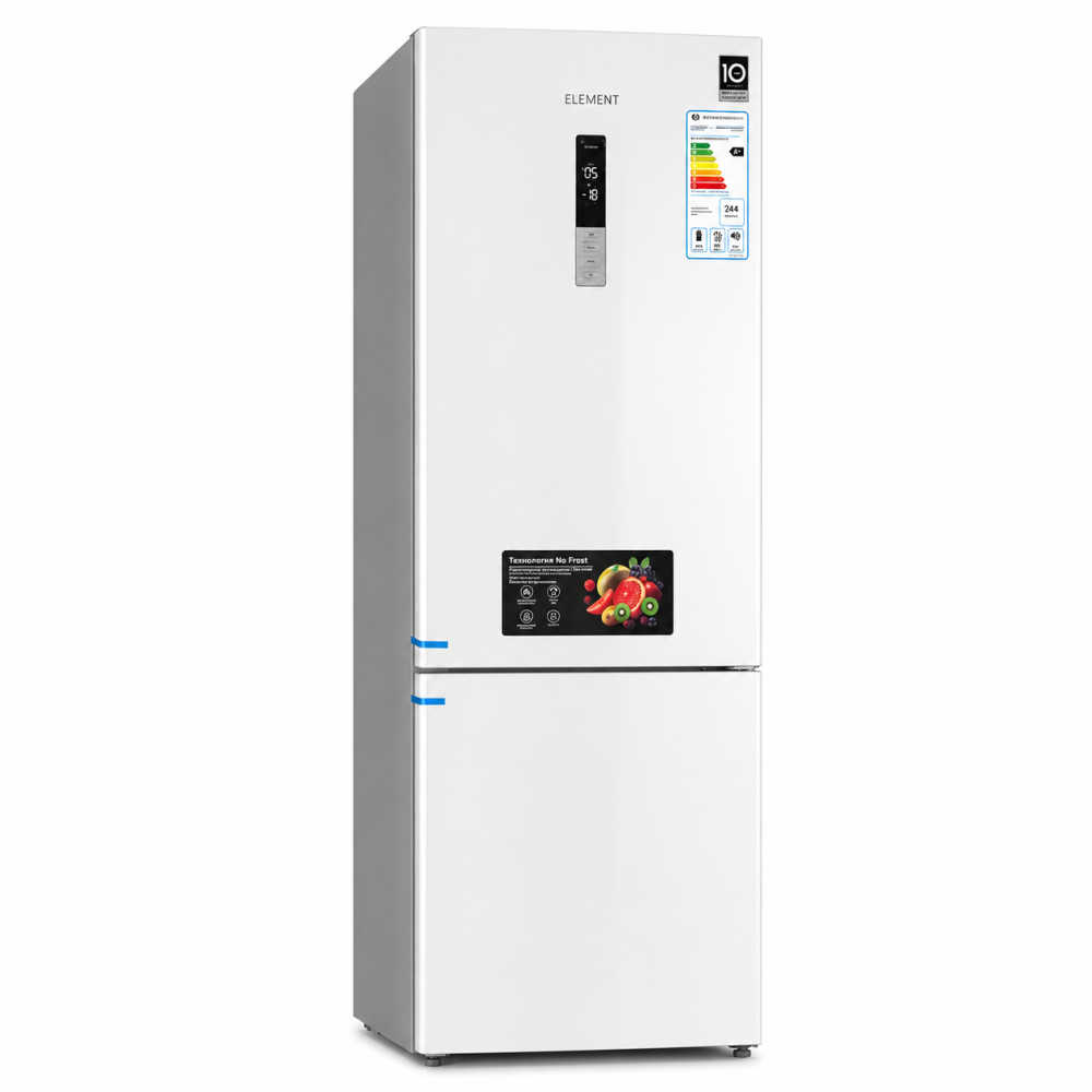 Холодильник двухкамерный Element Модель 330 Silver (No Frost)