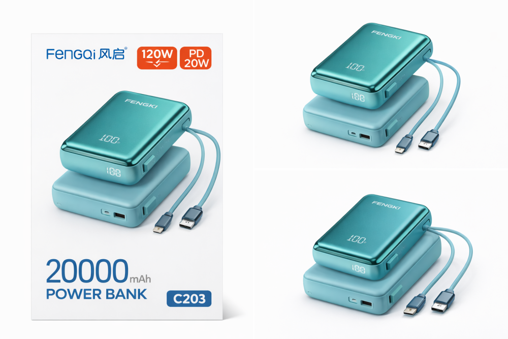 Power Bank FengQi 20000mAh 120W PD20W
