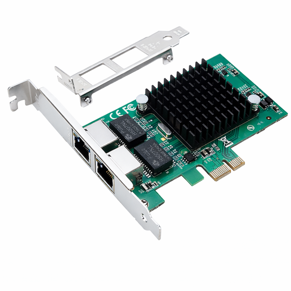 Сетевая карта PCI-E 2xRJ45 LAN