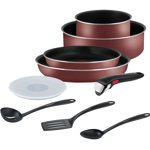 Набор сковород TEFAL 9 SET RED