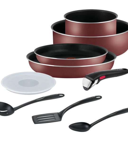 Набор сковород TEFAL 9 SET RED
