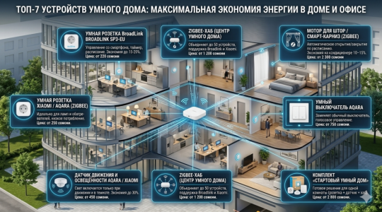 Смарт-карнизы и умный дом: как сэкономить 30% на электричестве в доме или офисе