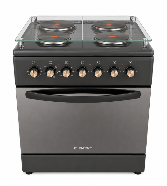 Кухонная плита Element 6046A Anthracite (60x60) комбинированная
