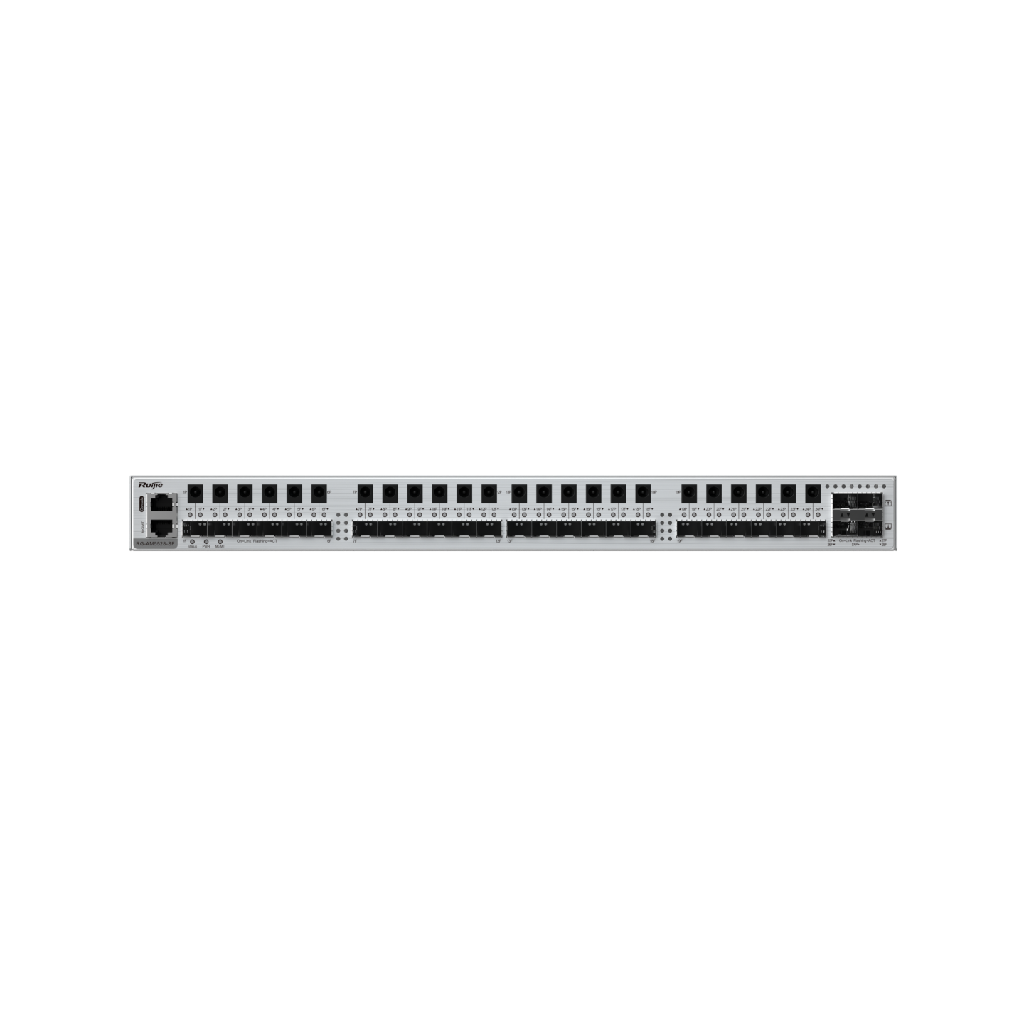 Ruijie RG-AM5528-SF — мастер-точка доступа SOE с 24 PoE портами, оптикой 2.5G, гибридным питанием до 1100 м