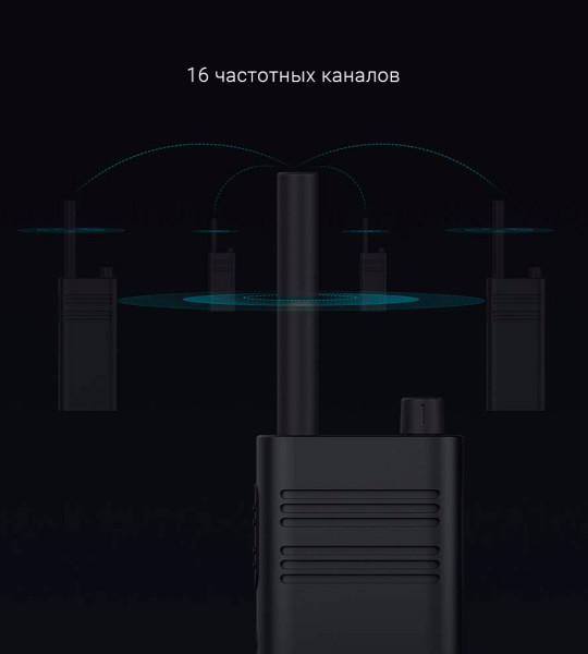 Рация Xiaomi Walkie Talkie Lite (XMDJJL01), до 5 км, 16 каналов, 2000 мАч, поддержка Mijia, легкая и мощная