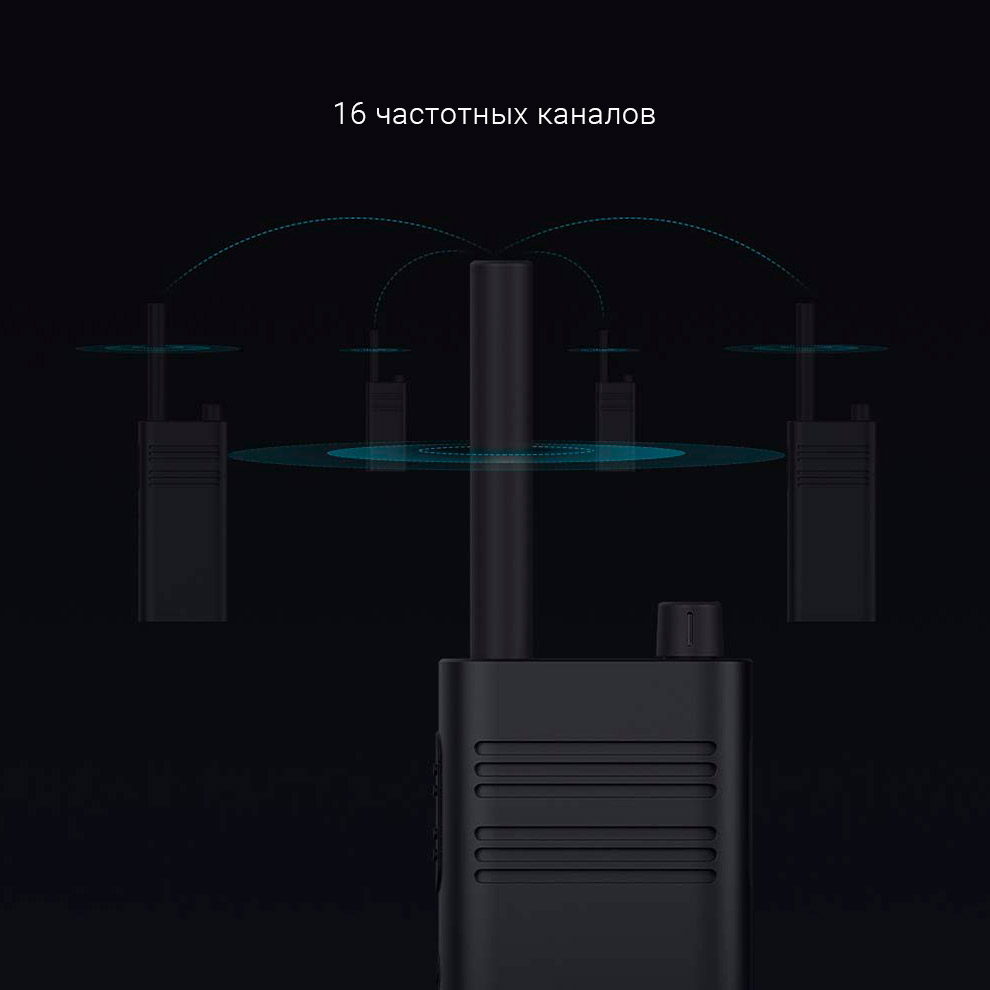 Рация Xiaomi Walkie Talkie Lite (XMDJJL01), до 5 км, 16 каналов, 2000 мАч, поддержка Mijia, легкая и мощная