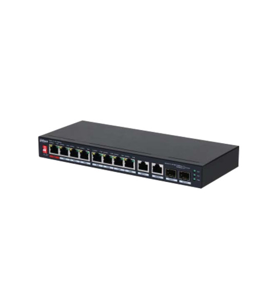 POE Неуправляемый коммутатор Dahua DH-PFS3210-8ET2GF-96