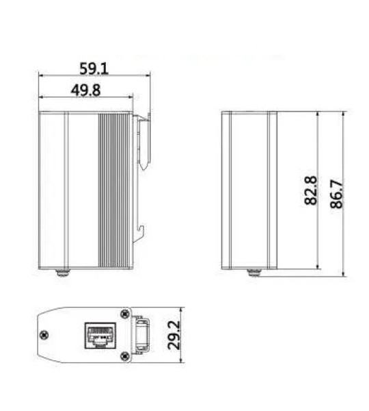 Dahua DH-PFM412D-RP Защита от молний для низковольтных сетей, перенапряжений и видеонаблюдения и сетевого оборудования