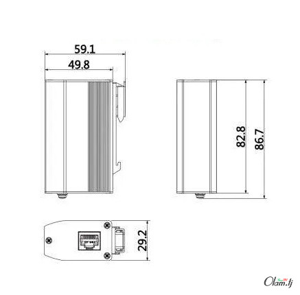 Dahua DH-PFM412D-RP Защита от молний для низковольтных сетей, перенапряжений и видеонаблюдения и сетевого оборудования