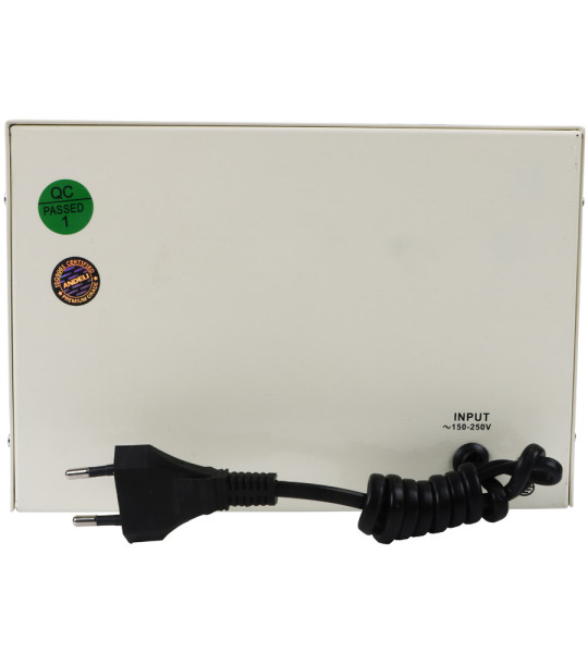 Стабилизатор Andeli SVC-1500VA (вх. 110в х1 - 220в х1) диап.вход.напр 150-250В 8А 1050Ватт