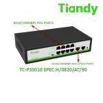 POE-коммутатор Tiandy TC-P3S010 Spec:F/0820/AT/90