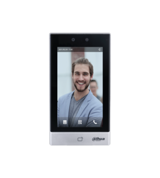 Терминал контроля доступа с распознаванием лиц DHI‑ASI7213S‑W, 2‑канальный, PoE