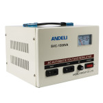 Стабилизатор Andeli SVC-1500VA (вх. 110в х1 - 220в х1) диап.вход.напр 150-250В 8А 1050Ватт
