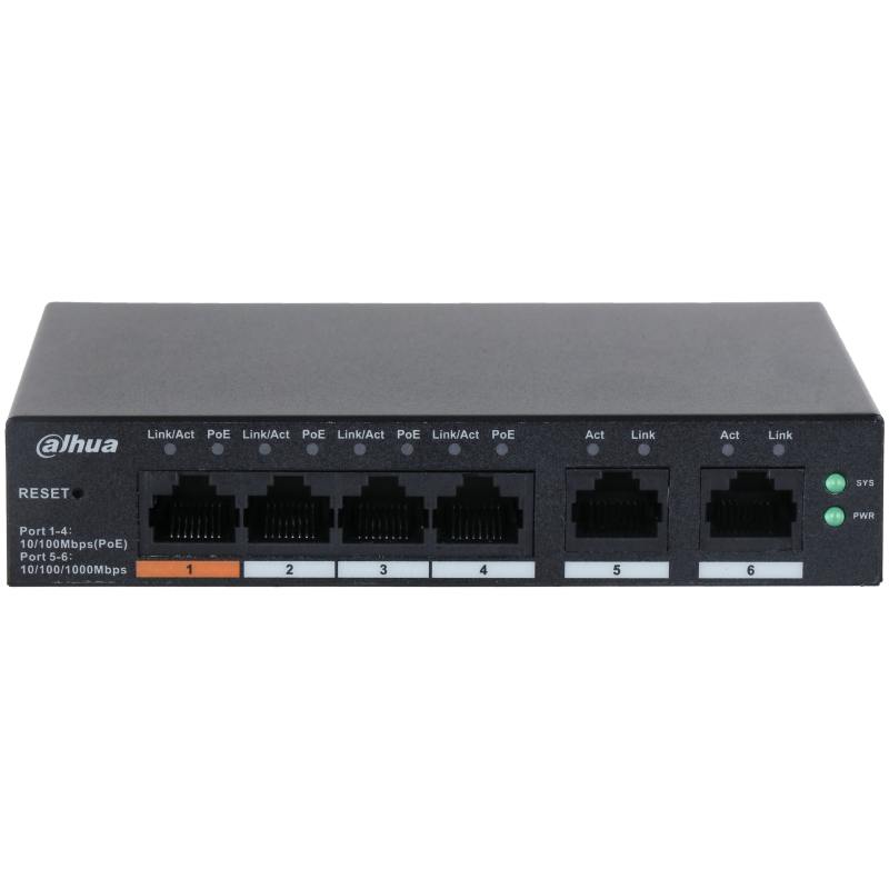 POE коммутатор Dahua DH-CS4006-4ET2GT-36