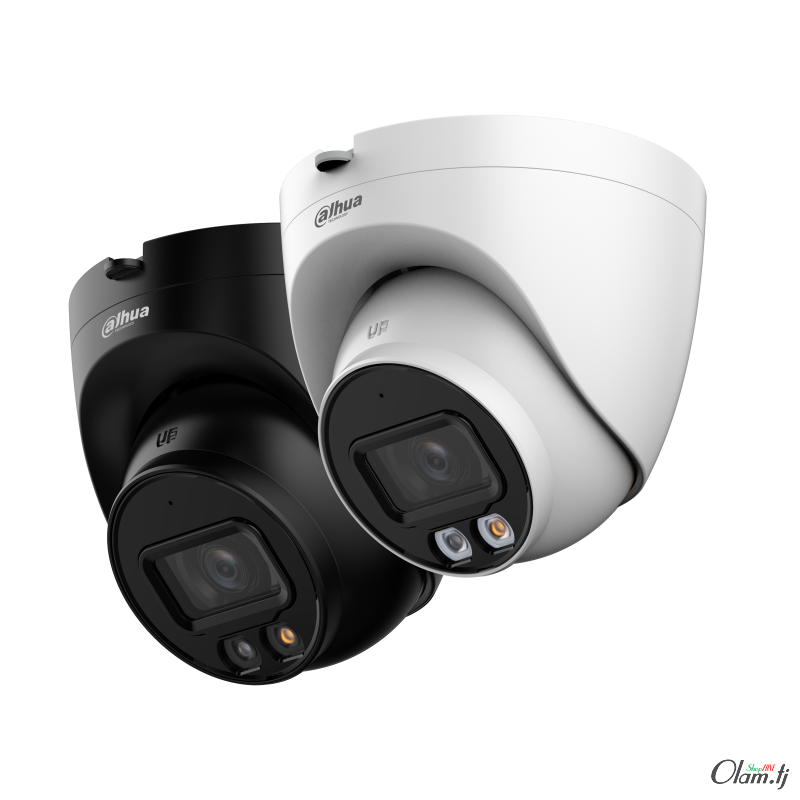 IP-видеокамера Full-Color с ИИ 4Мп, DH-IPC-HDW2449TP-S-IL-0280B, WDR, ИК и LED подсветка, 30м, PoE, IP67