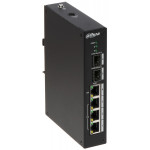 POE коммутатор Dahua PFS3206-4P-96 21000 Base-X, 110-1000 Base-T Hi-PoE, 3*10/100 Base-T PoE+/PoE