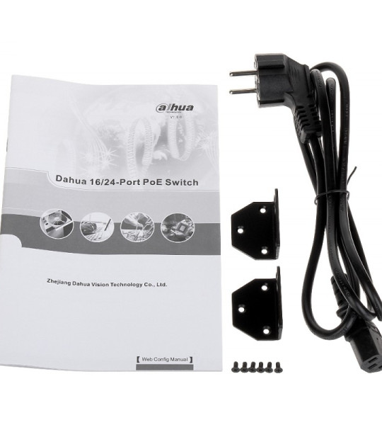 POE Управляемый коммутатор Dahua DH-PFS4226-24ET-240 410-1000 Base-T Combo port , 2410/100 Base-T PoE