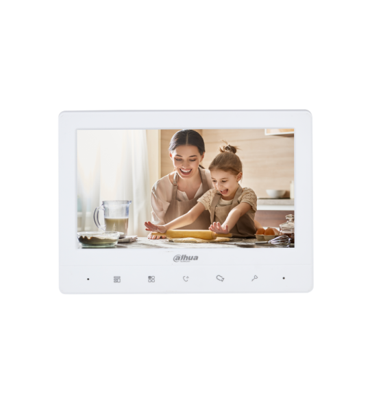 Dahua DHI‑VTH1020J — 7″ TFT анало­говый IP‑монитор видеодомофона, DWDR, разблокировка, голос/видео вызов