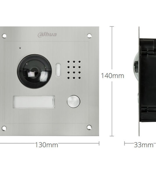 IP вызывная панель Dahua VTO2000A, 2‑канальная, PoE