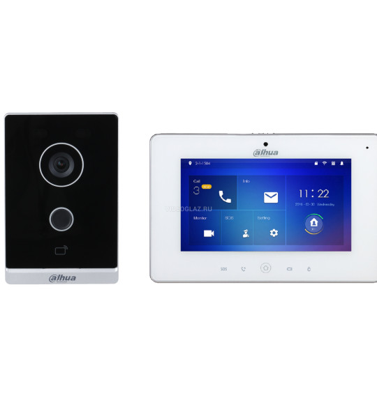 Dahua DHI-KTW01 IP видеодомофон с Wi-Fi, 7″ TFT экран, видеозвонок, управление через App, поддержка PoE