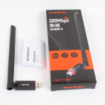 Wi-Fi адаптер Tenda U6 300Mbps — мощная внешняя антенна 6dBi, USB адаптер для ПК и ноутбуков