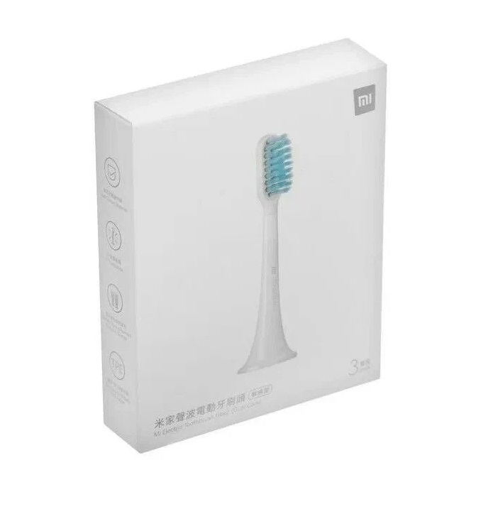 Насадки для зубной щетки Xiaomi Mijia Smart Sonic Electric Toothbrush (DDYST01SKS) (3 шт) — мягкие щетинки DuPont, белые