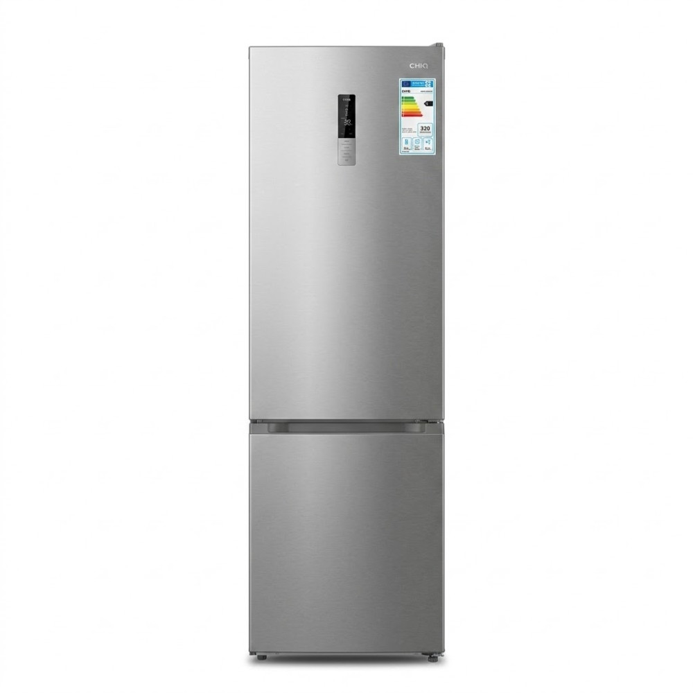 Холодильник CHiQ 340NFSI Inverter Silver (No Frost)