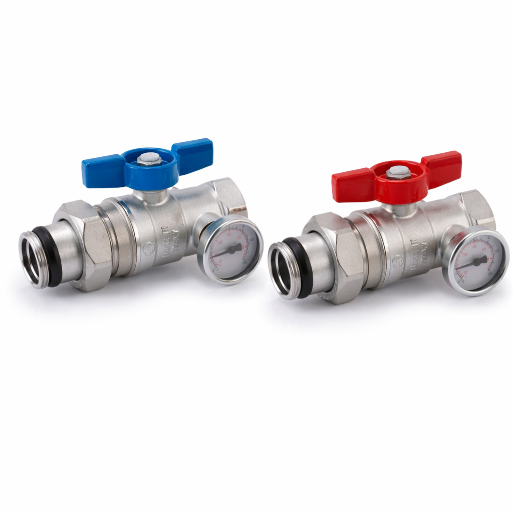 Комплект кранов для коллекторов Giacomini R259DST