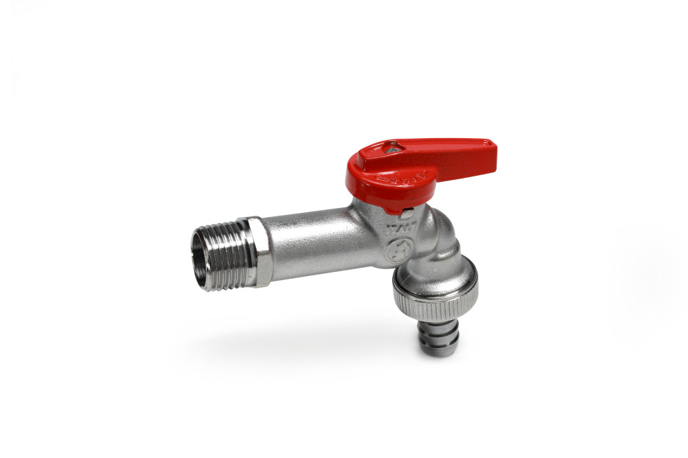 Кран шаровой садовый Giacomini R619 с флажковой ручкой