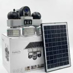 Солнечная IP камера V380 Smart Net Camera с прожектором и панелью