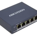 Switch POE Gigabit Hikvision Harsh POE DS-3T0510HP(O-STD)