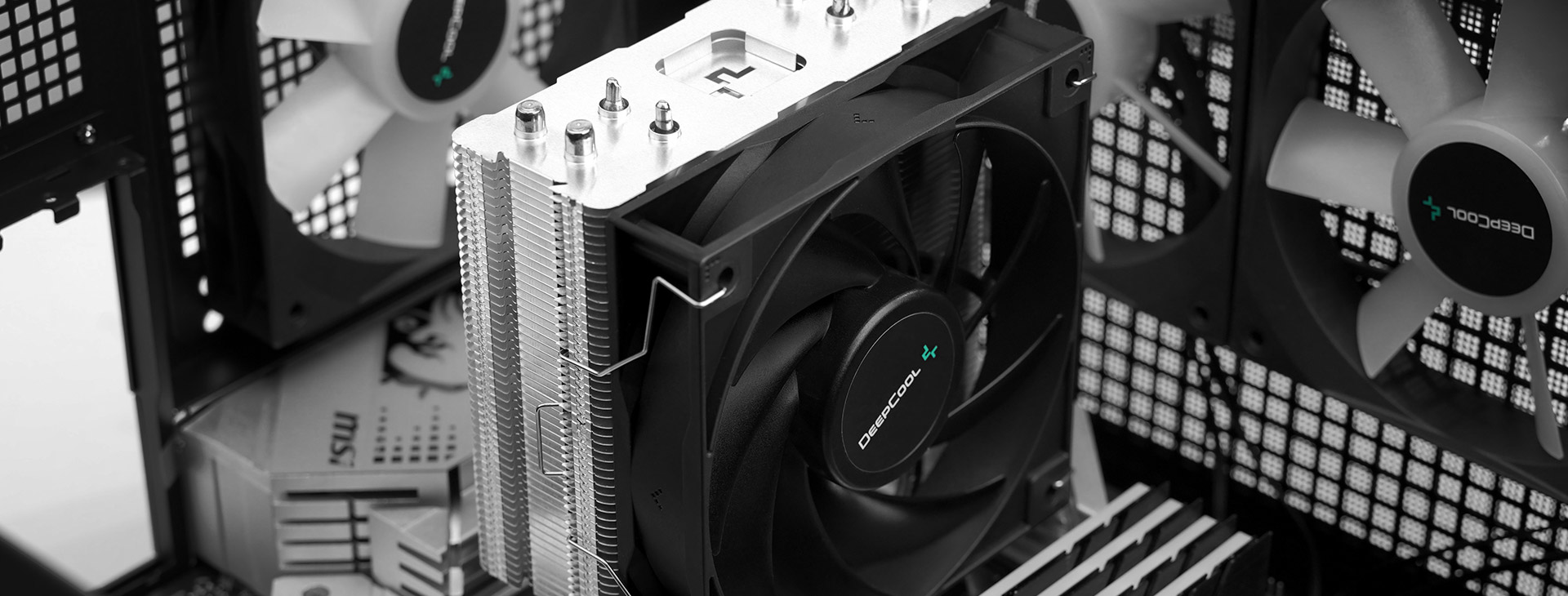 AIR COOLER AG400 BLACK ARGB