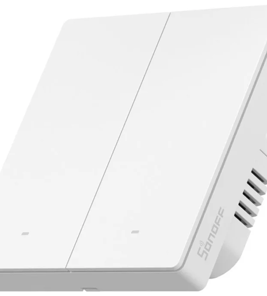 SONOFF Switch frame 2-gang white